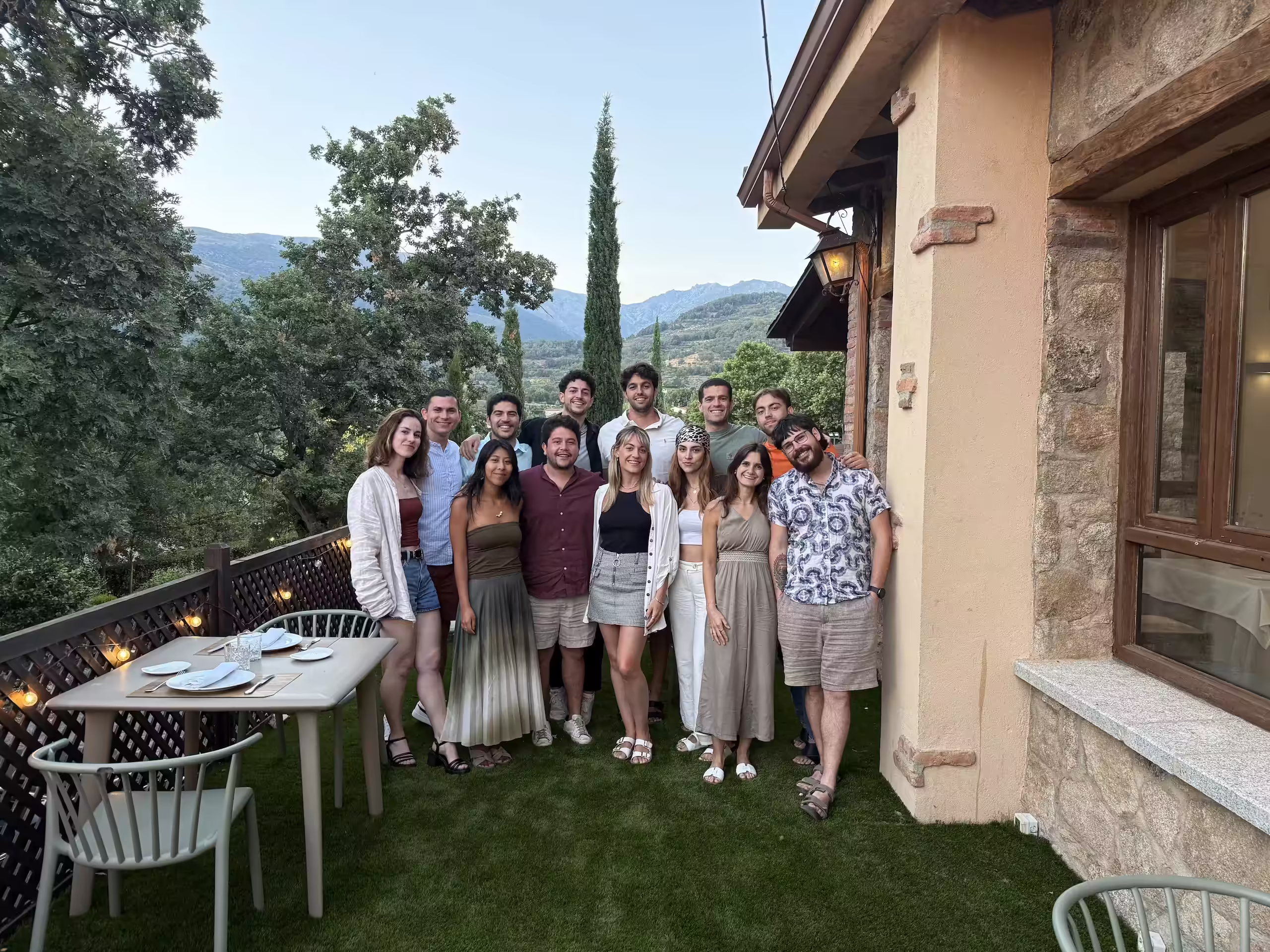 Group of friends celebrating