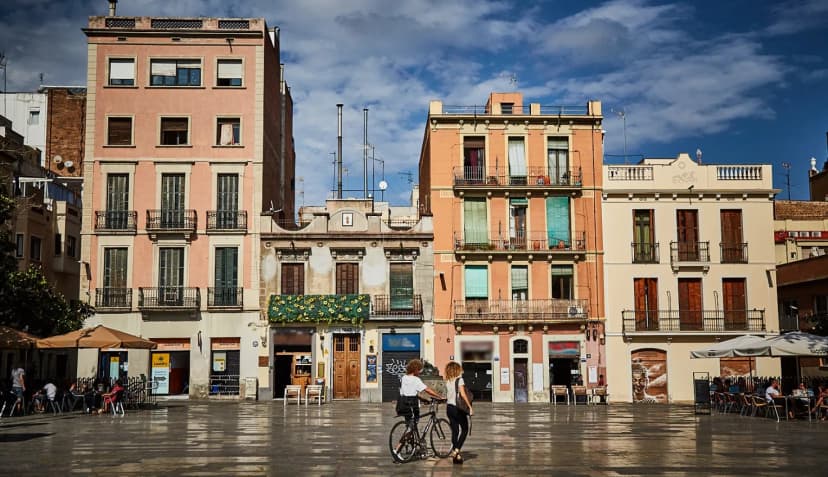 Gràcia neighborhood in Barcelona