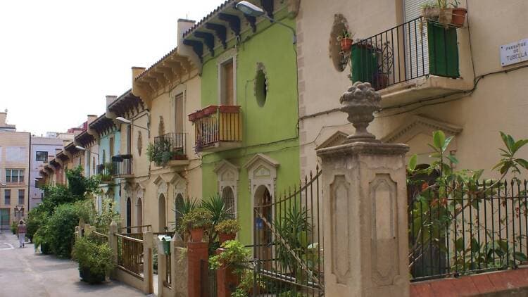 Les Corts neighborhood in Barcelona