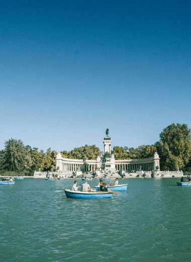 Retiro neighborhood in Madrid